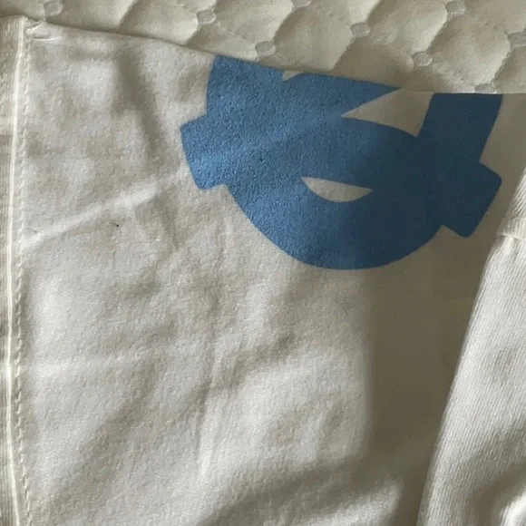 Carolina White Long Sleeve Logo Tee - Picture 3 of 11